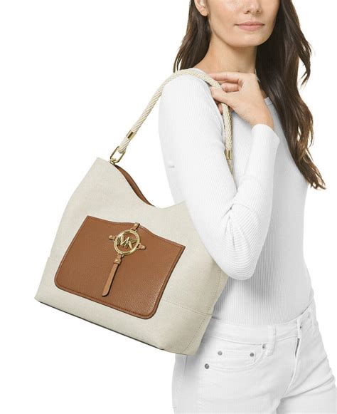 amy hobo michael kors|Michael Michael Kors Amy Large Rope Hobo Shoulder Bag .